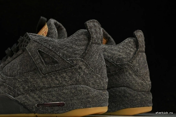 Jordan AO2571-001 4 Retro AO2571-001 Levis  - Denim Levis Air Black NRG 0804